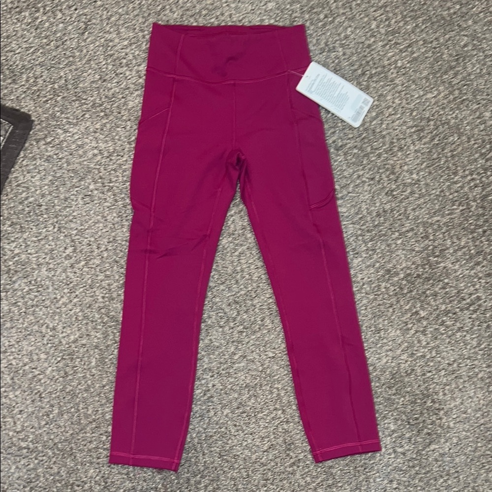 Lululemon invigorate HR crop leggings. 4